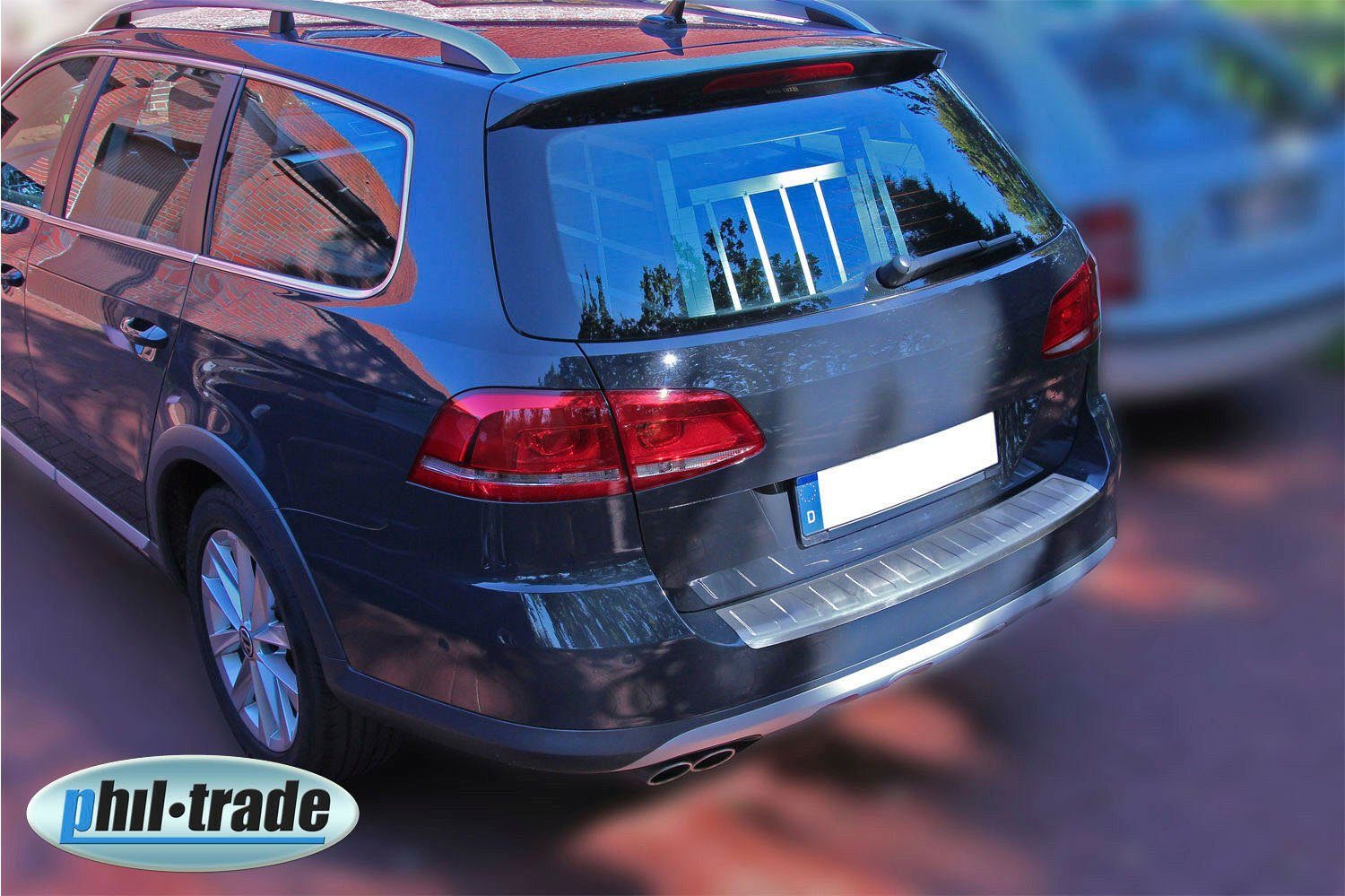 VW + B7 2010-2014, gebürstet RECAMBO ALLTRACK, VARIANT für PASSAT Ladekantenschutz, matt Zubehör Edelstahl