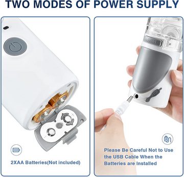 iceagle Mini-Inhalator Tragbar Inhalator Vernebler für Kinder Erwachsene inhalationsgerät USB, vollautomatischen Zerstäubungsbehandlung.