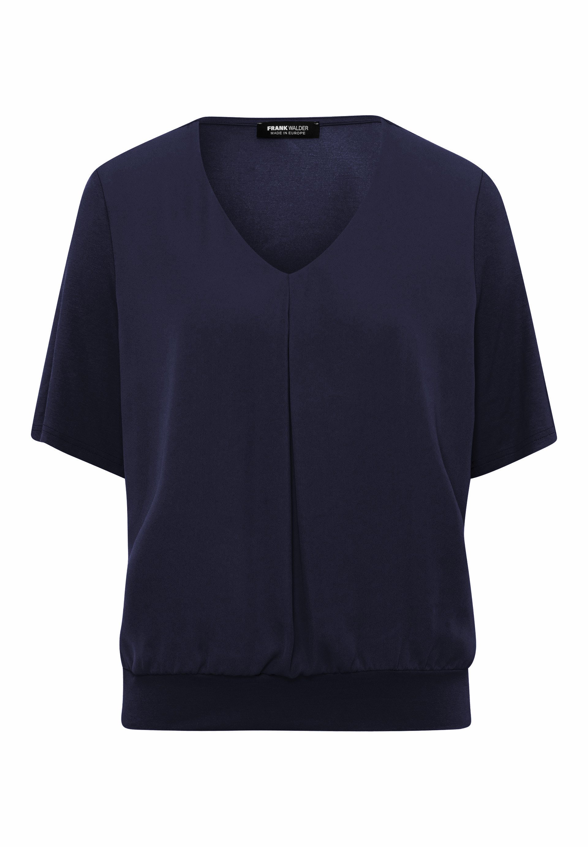 FRANK WALDER Blusenshirt im Materialmix