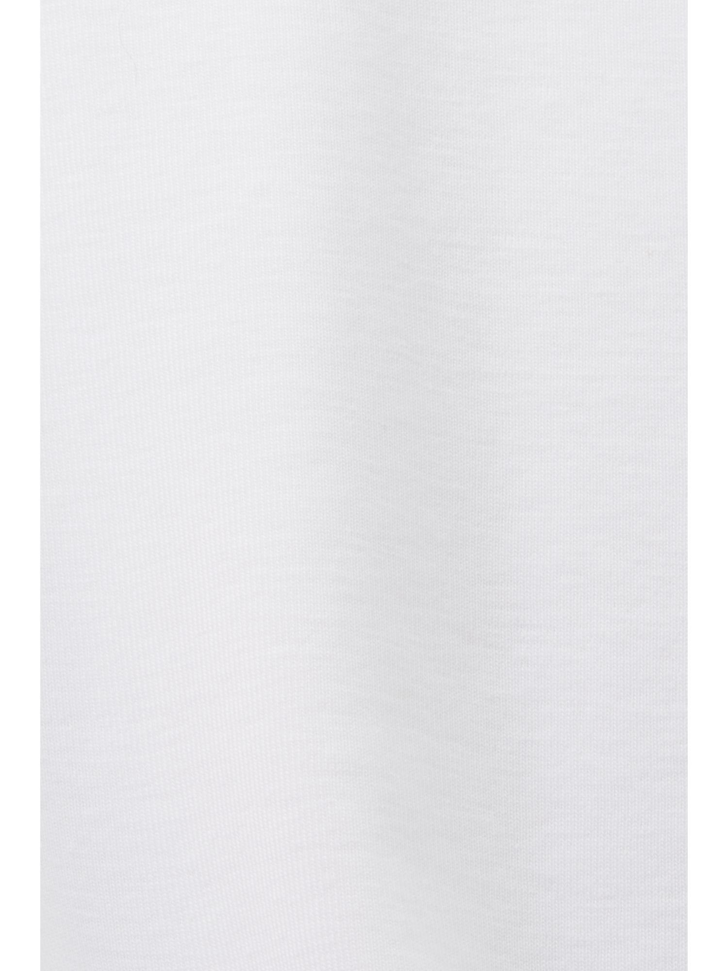 Jersey-Longsleeve Langarmshirt Bio-Baumwolle (1-tlg) WHITE Esprit aus