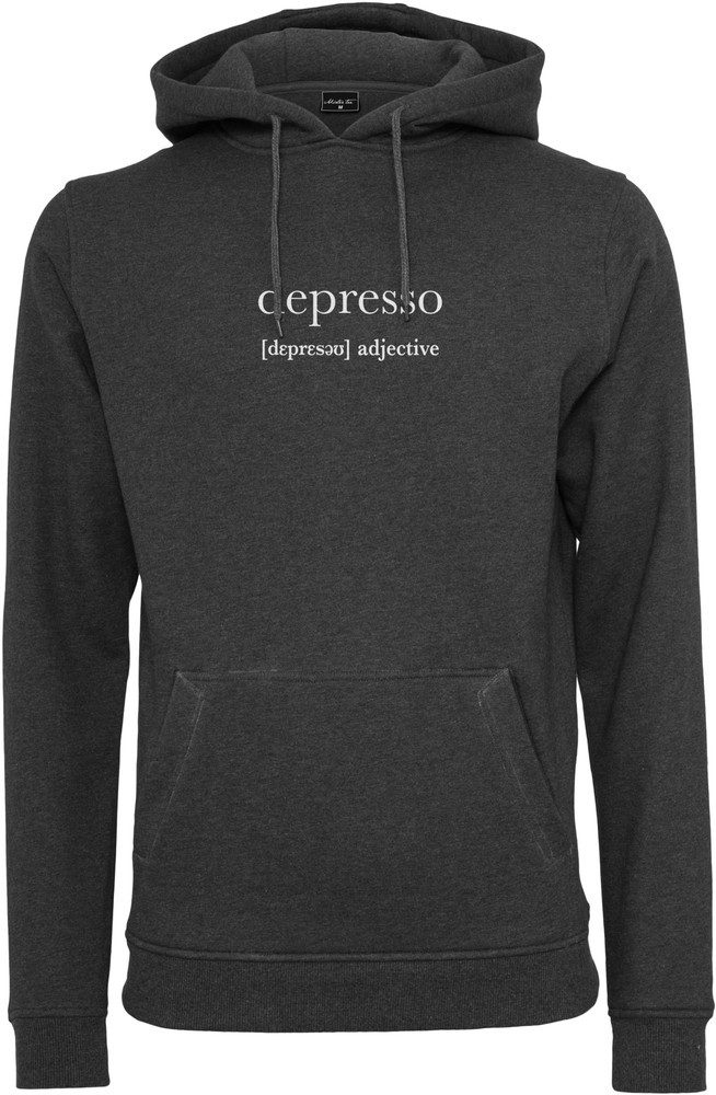 Rundhalspullover MisterTee Herren Depresso Hoody