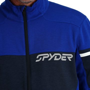 Spyder Fleecejacke Speed Fleece Jacket mit augedrucktem Markenschriftzug und -logo