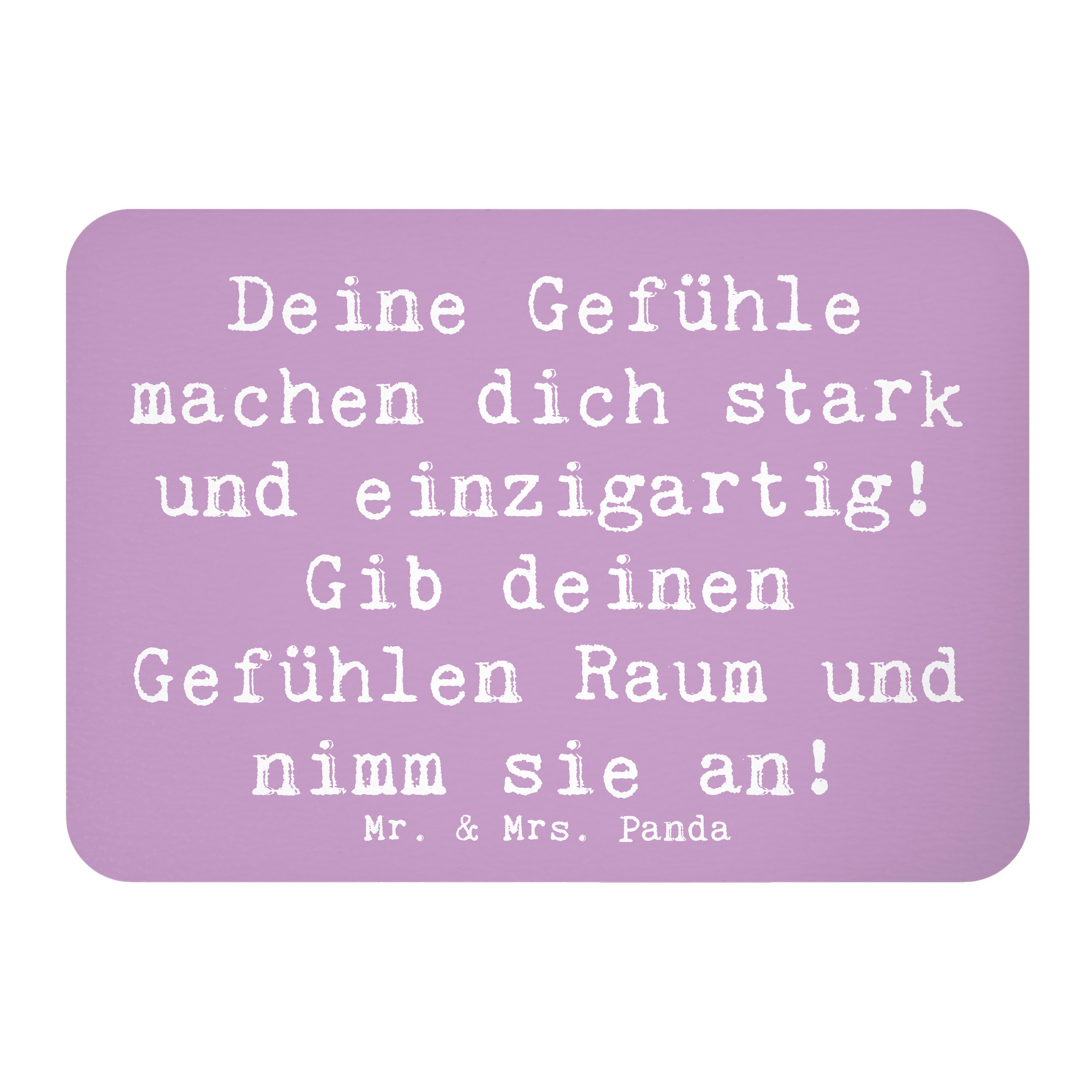 Magnet Spruch Emotionen ausdrücken - Lavendeltraum - Geschenk, inspirierende