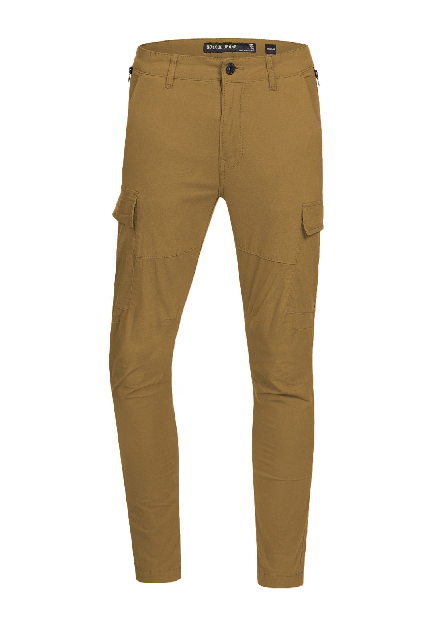 Indicode Cargohose Mathews Amber