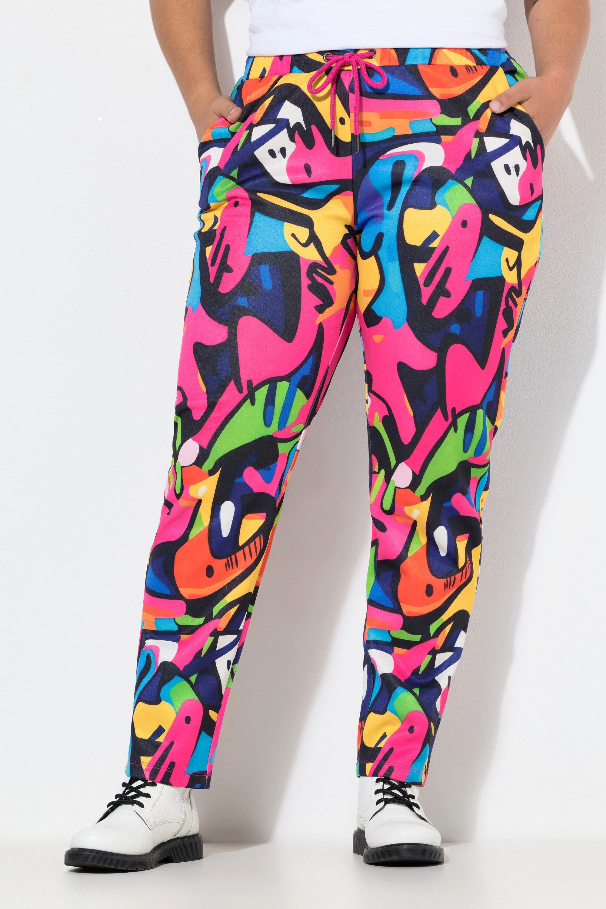 Funktionshose Joggpants Loose Fit Sweat Alloverdruck
