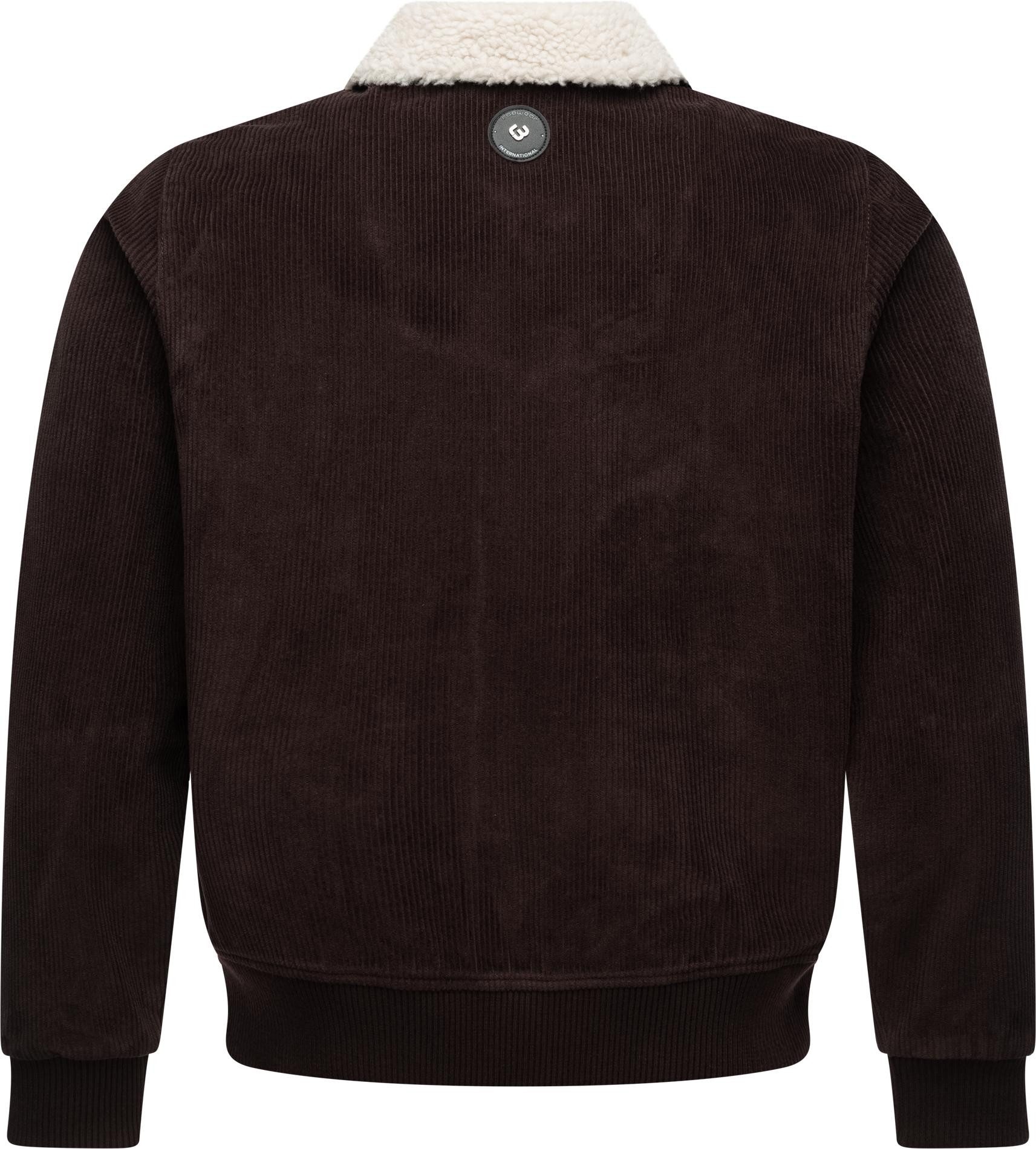 Ragwear Cordjacke Aviss Wasserdichte Herren Übergangsjacke aus Kord