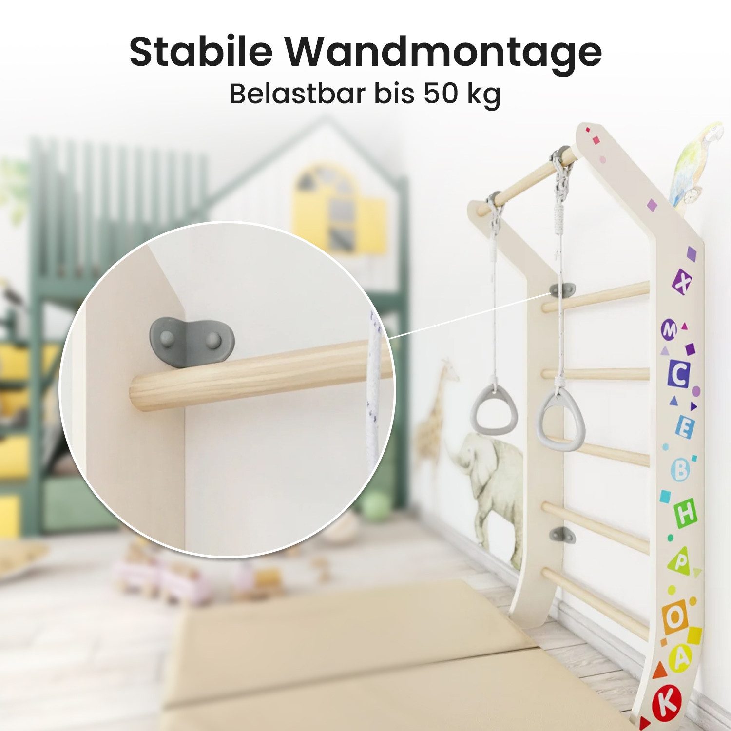 Jeflex Sprossenwand Sprossenwand Kids ClimbMaxx M7