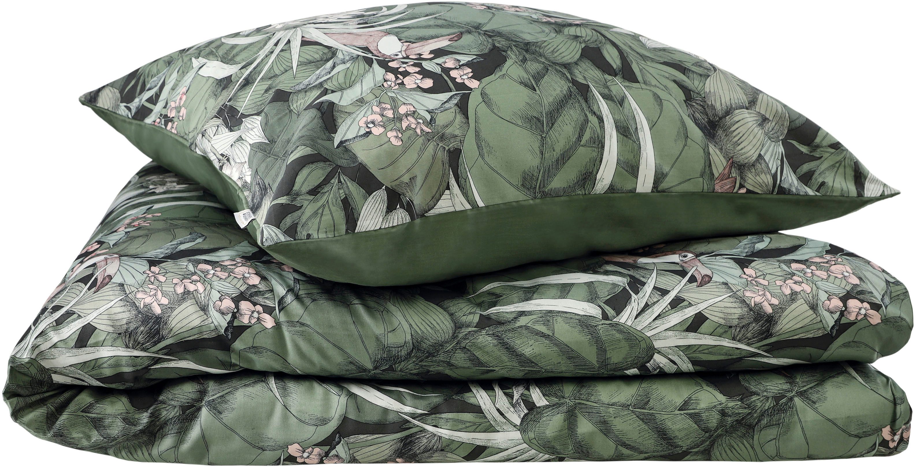 SCHÖNER WOHNEN-Kollektion Wendebettwäsche Toucan, Satin, aus 100% Baumwolle – Bild 3 von 4