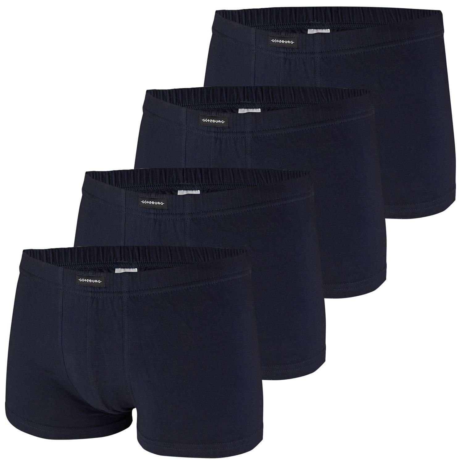 Boxershorts GÖTZBURG Pants Navy (4-St) Boxershorts Götzburg 4er / Herren im Pack