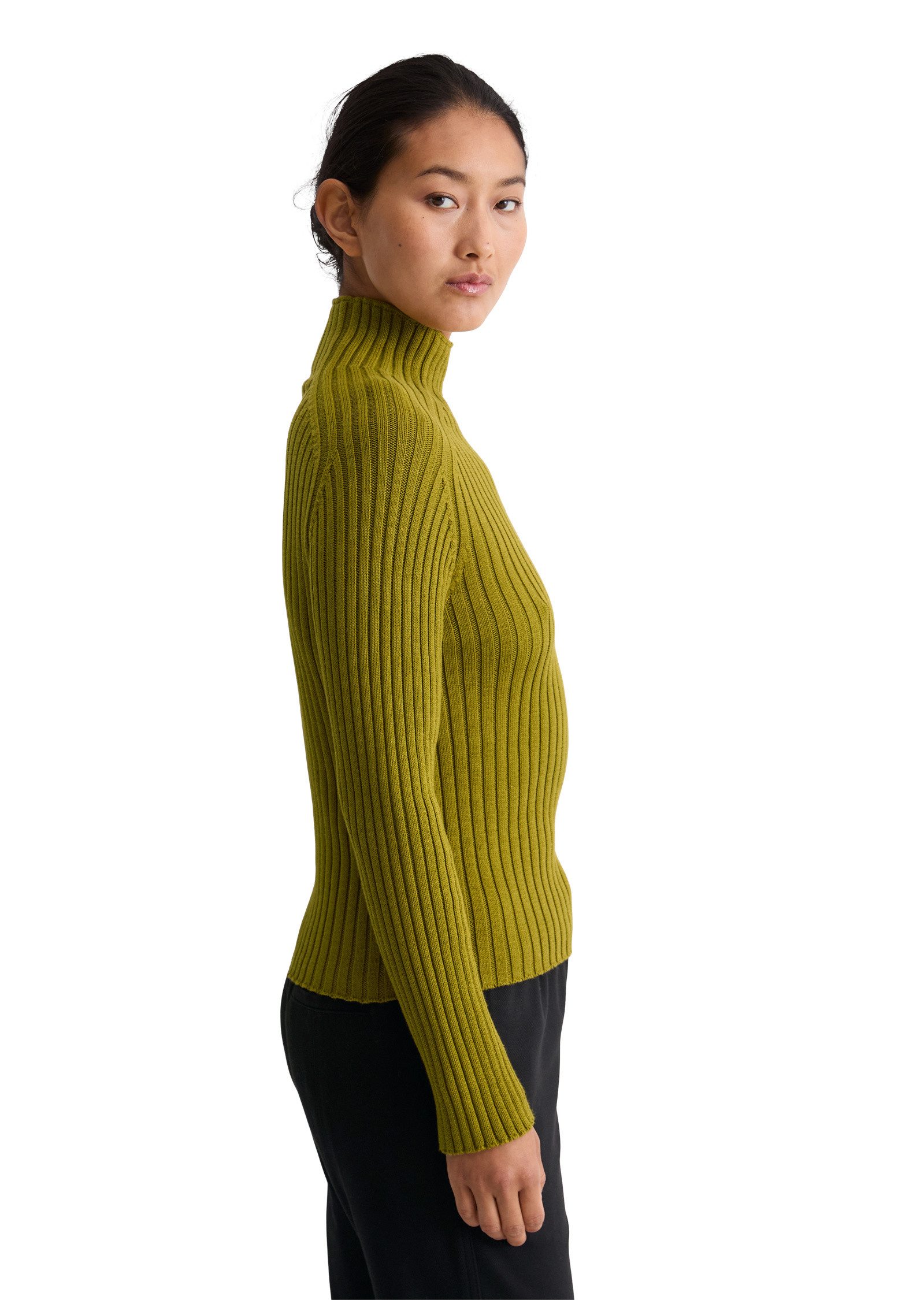 Marc O'Polo Stehkragenpullover aus Heavy Weight Cotton günstig online kaufen