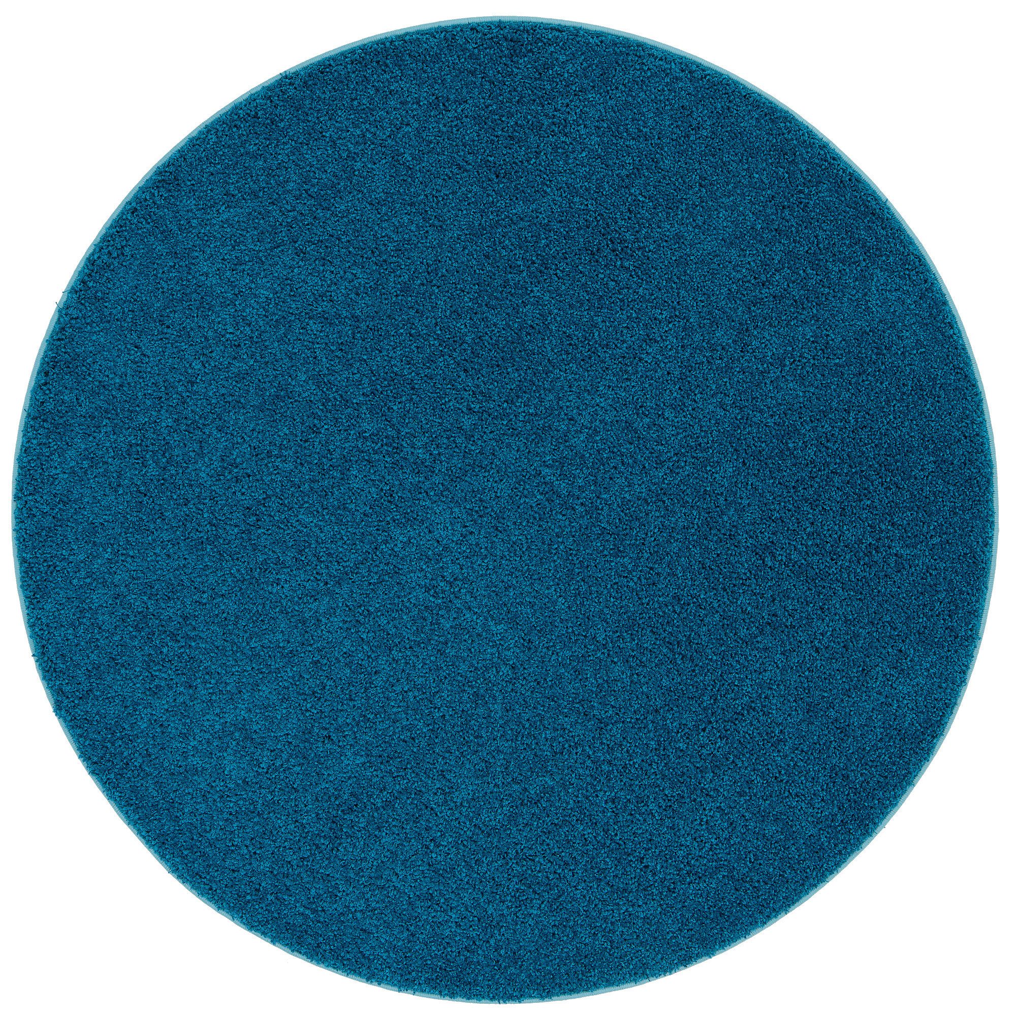 Snapstyle Hochflor-Teppich Luxus Hochflor Langflor Teppich Milano Rund, Rund, Höhe: 43 mm