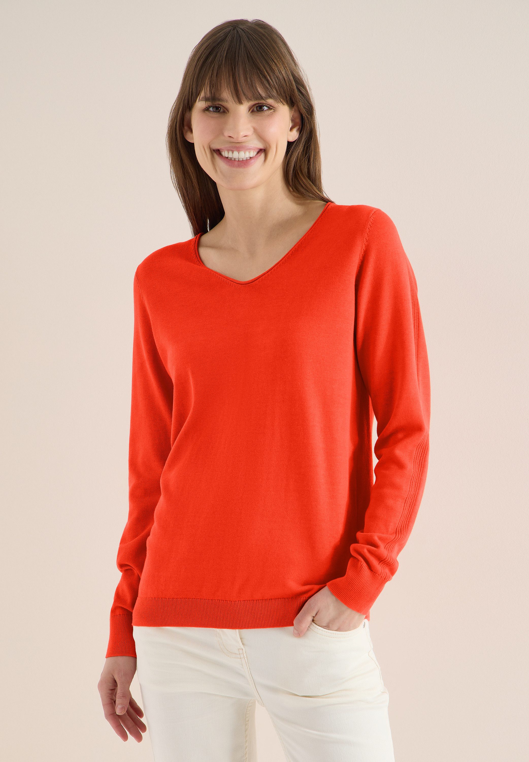CECIL Strickpullover im soften Baumwoll-Mix