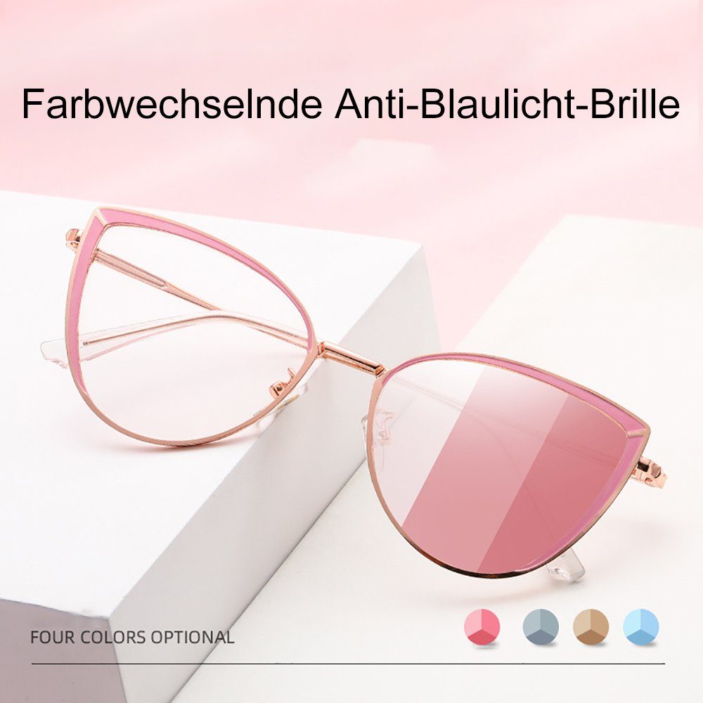 Brille wechselnde Anti-Blaulicht Gläser braun Farbe Empfindliche PACIEA