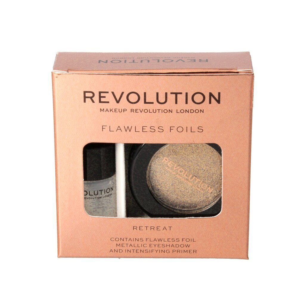 Foundation Makeup Revolution Flawless Foils Metallic Eye Shadow+Base Retreat 1op.