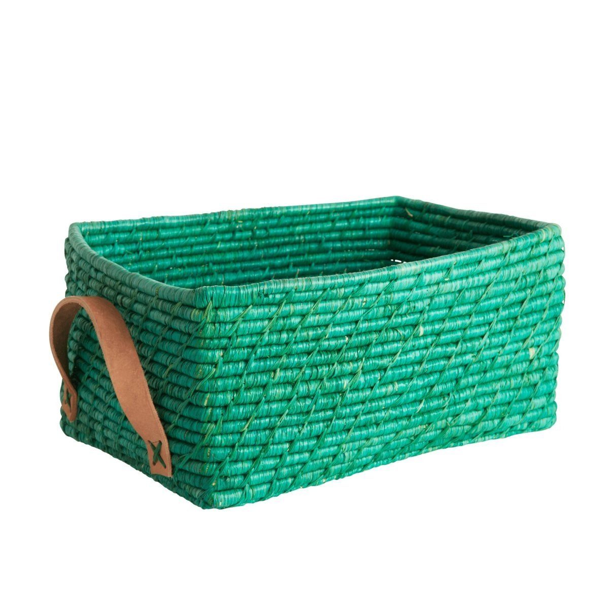 Aufbewahrungskorb Raffia Korb rechteckig Allzweckkorb Regalkorb