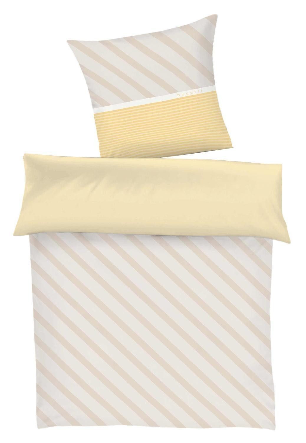bugatti Bettwäsche Satin-Wende-Bettwäsche BAGI, 135 x günstig online kaufen