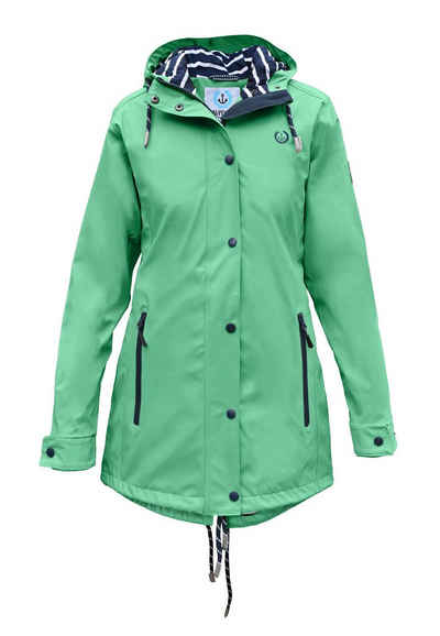 MADSea Regenjacke wasserdichter Regenmantel mit maritimen Details