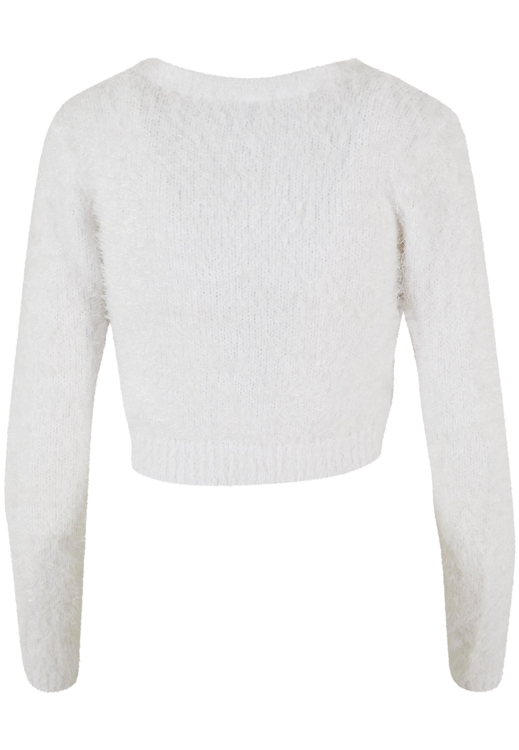 URBAN CLASSICS Strickjacke Urban Classics Damen Ladies Cropped Feather Card günstig online kaufen