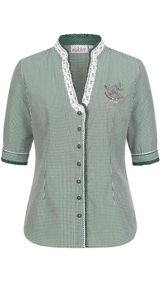 Nübler Dirndlbluse Trachtenbluse kurzarm Sandy in günstig online kaufen