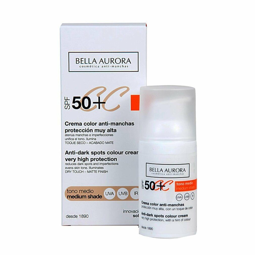 Bella Aurora CC-Creme CC CREAM anti-manchas tono medio SPF50+ 30ml