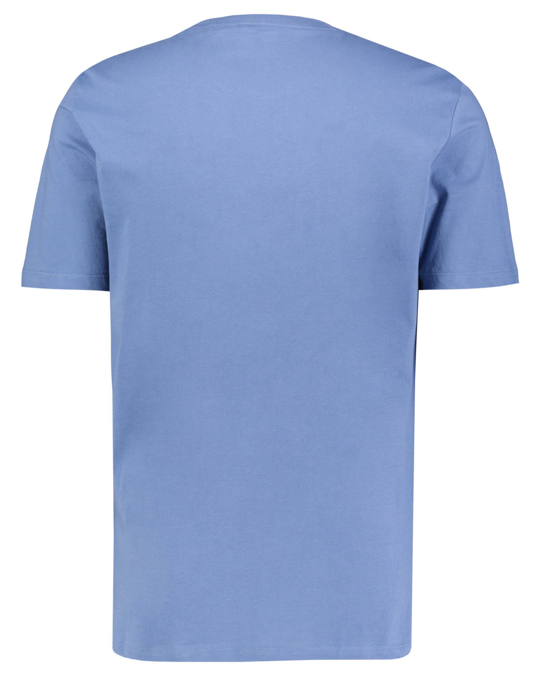 T-Shirt blue T-Shirt HUGO DULIVIO (1-tlg) (82) Herren