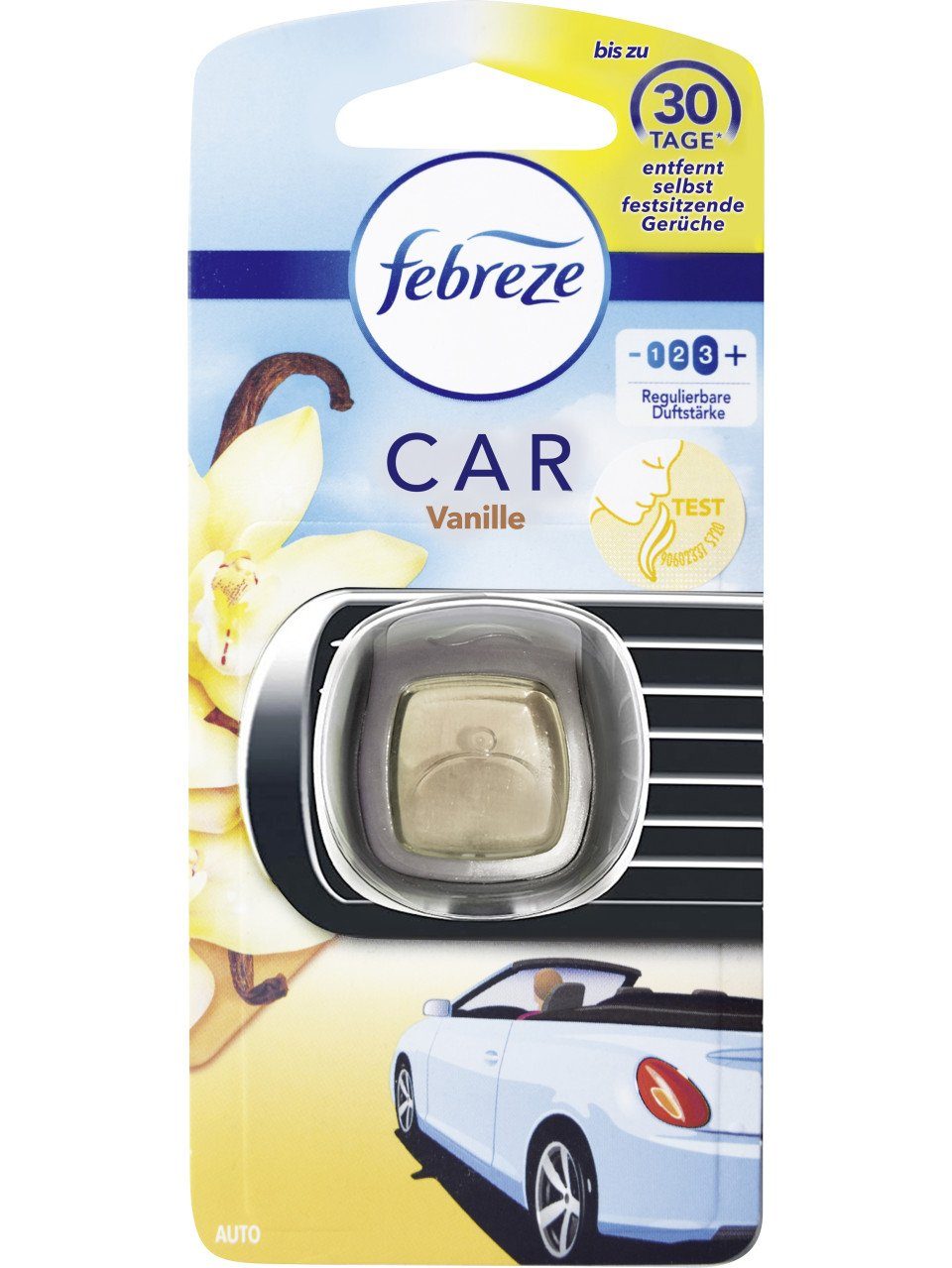 Raumduft Febreze Car Lufterfrischer Clip Vanilleblüte