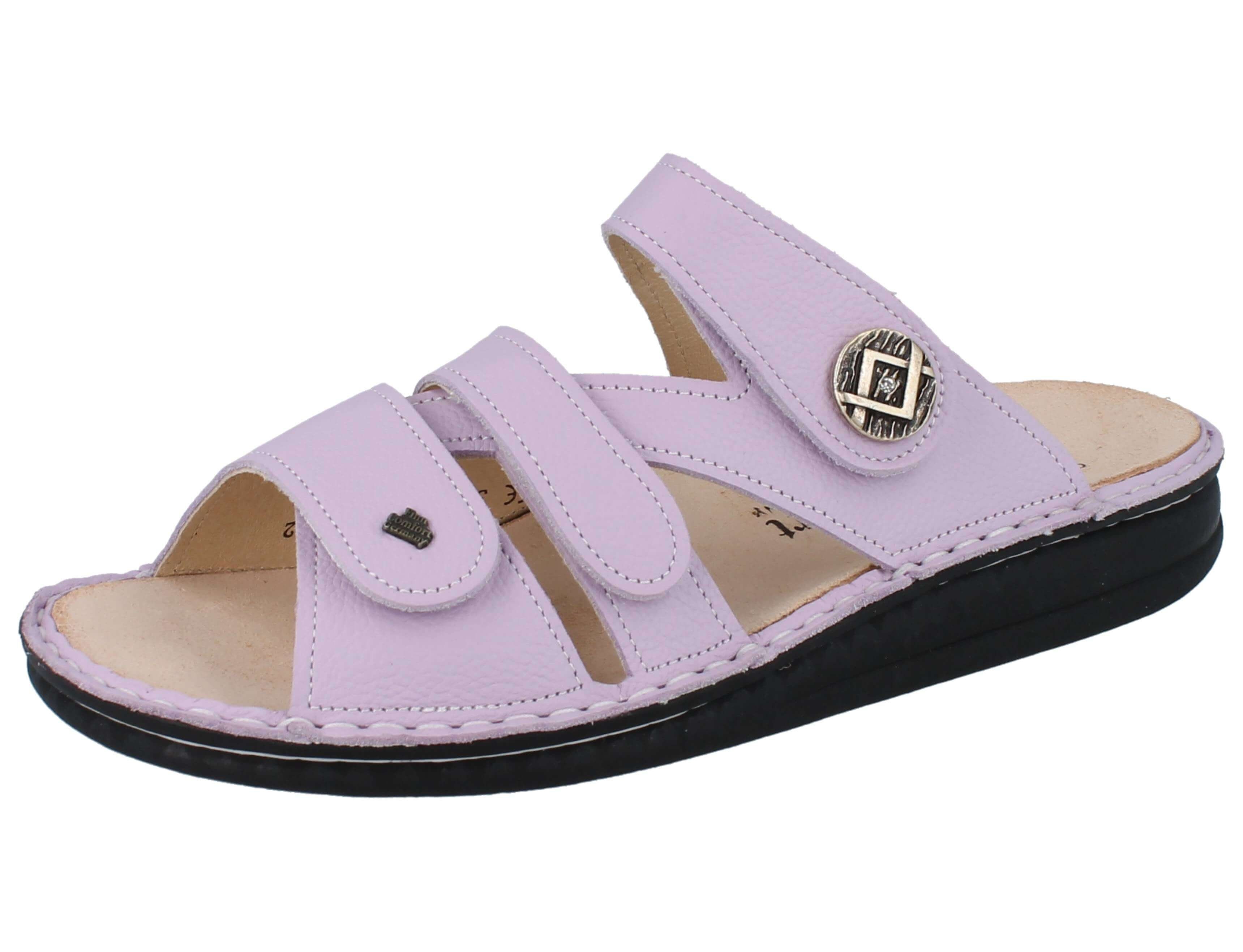 FINN COMFORT Agueda Damen Pantolette lila flieder Glattleder - Größe: Pantolette