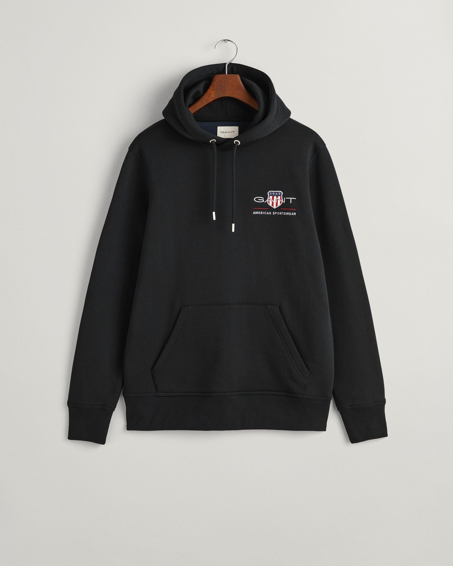 Hoodie BLACK REG Gant HOODIE ARCHIVE SHIELD MEDIUM