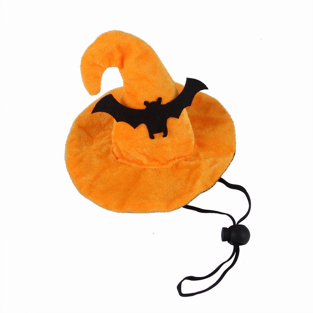 Coonoor Hundekostüm Halloween Haustier Kostüm, Zauberer & Hexenhut für Hunde und Katzen, Halloween Party Outfit für Haustiere