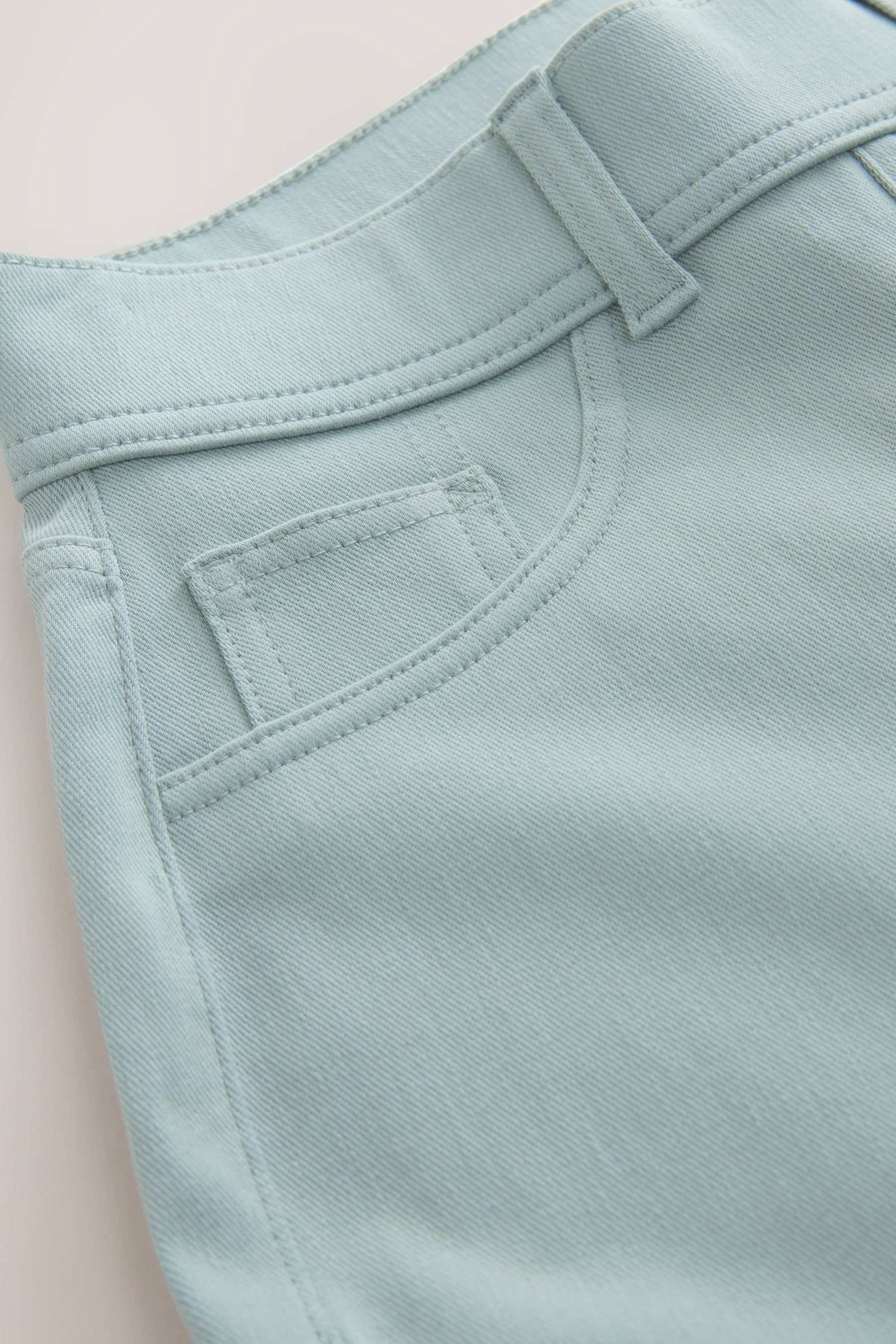 Next Jeansleggings Denim-Hose aus Jersey mit weitem Bein (1-tlg)