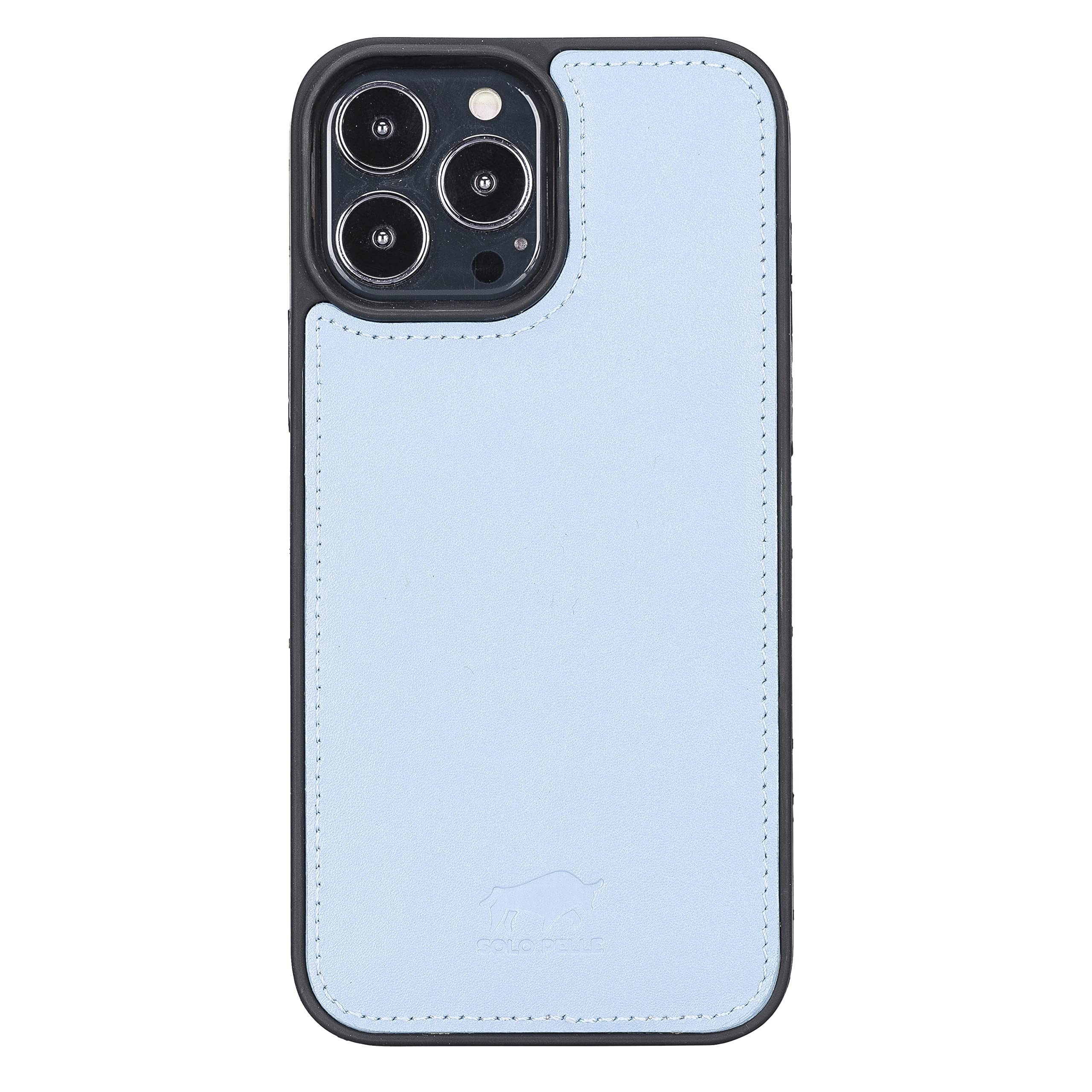 Solo Pelle Smartphonetasche Lederhülle für iPhone 13 Pro Max 6.7 Zoll Stanford Case Ledertasche