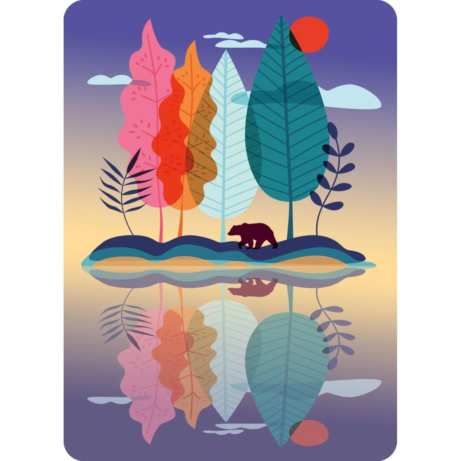Ravensburger Puzzle Minipuzzle 100 Teile - Irgendwo in der Ferne, 100 Puzzleteile