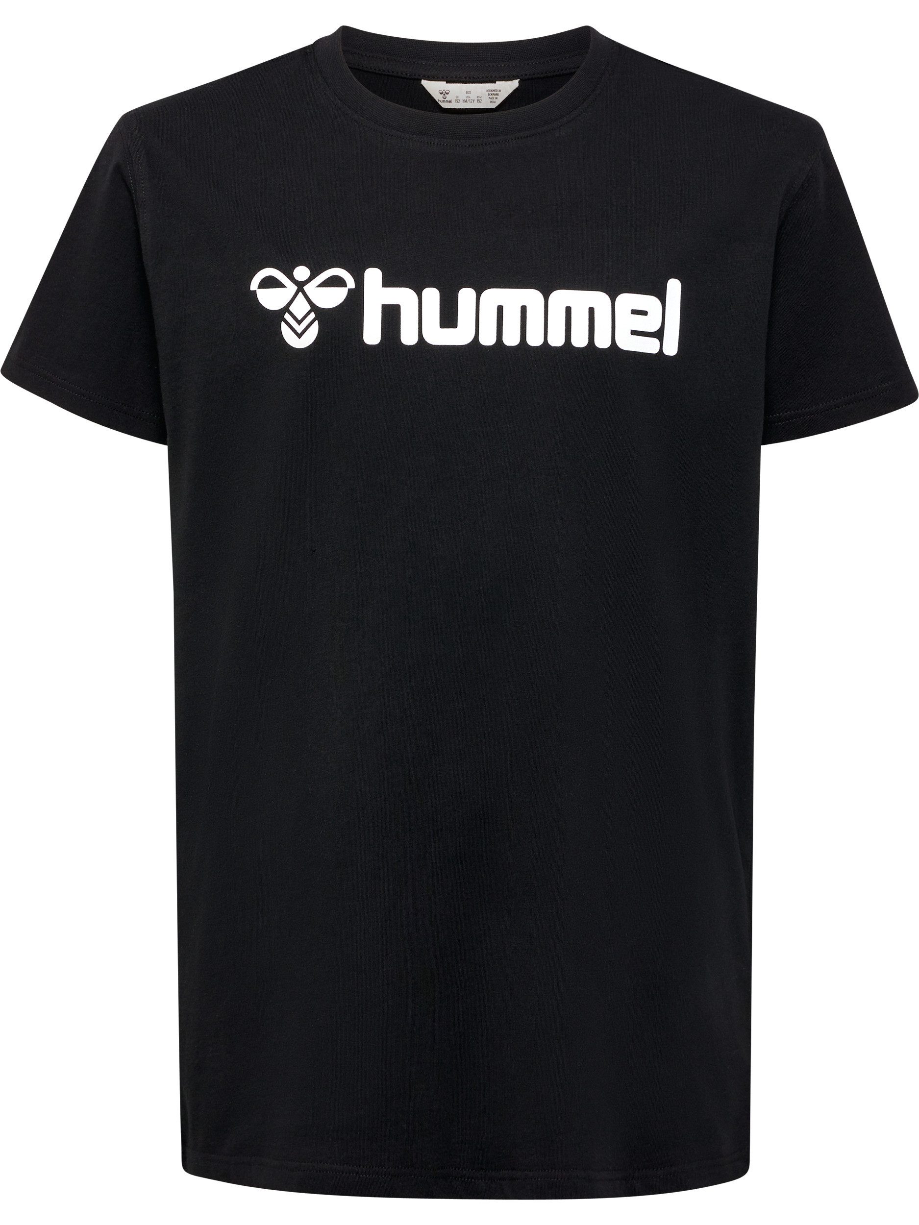 hummel T-Shirt HMLGO 2.0 LOGO T-SHIRT S/S KIDS für Kinder und Jugendliche, kurzärmlig, mit Rundhalsausschnitt