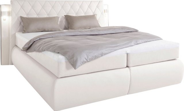 COLLECTION AB Boxspringbett, inklusive Bettkasten, LED-Beleuchtung und Topper-Otto
