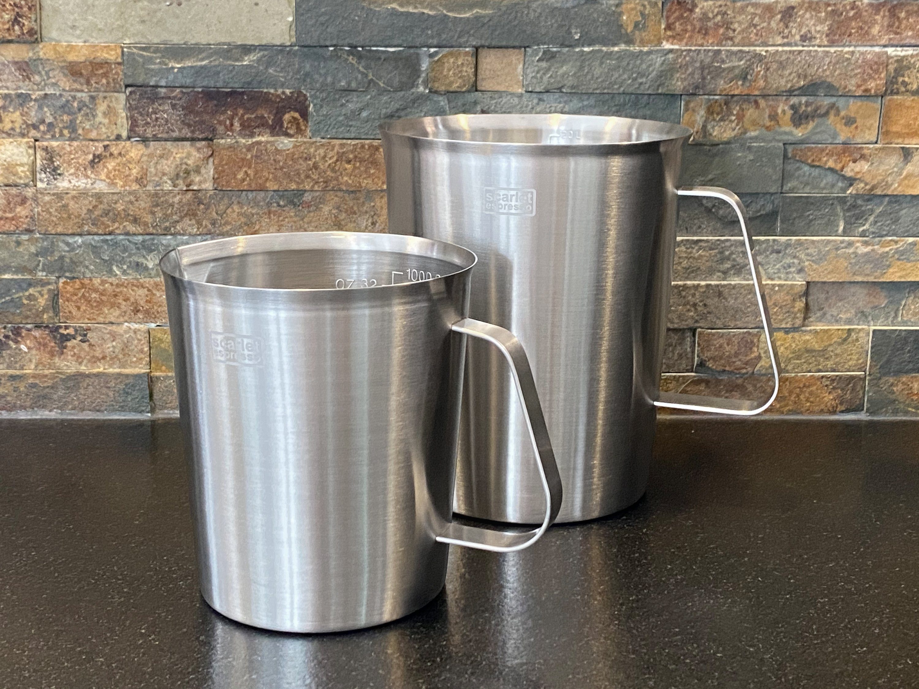 scarlet espresso Milchkännchen, scarlet espresso Milchkännchen »Graduata« Pitcher Krug Gastro Milch