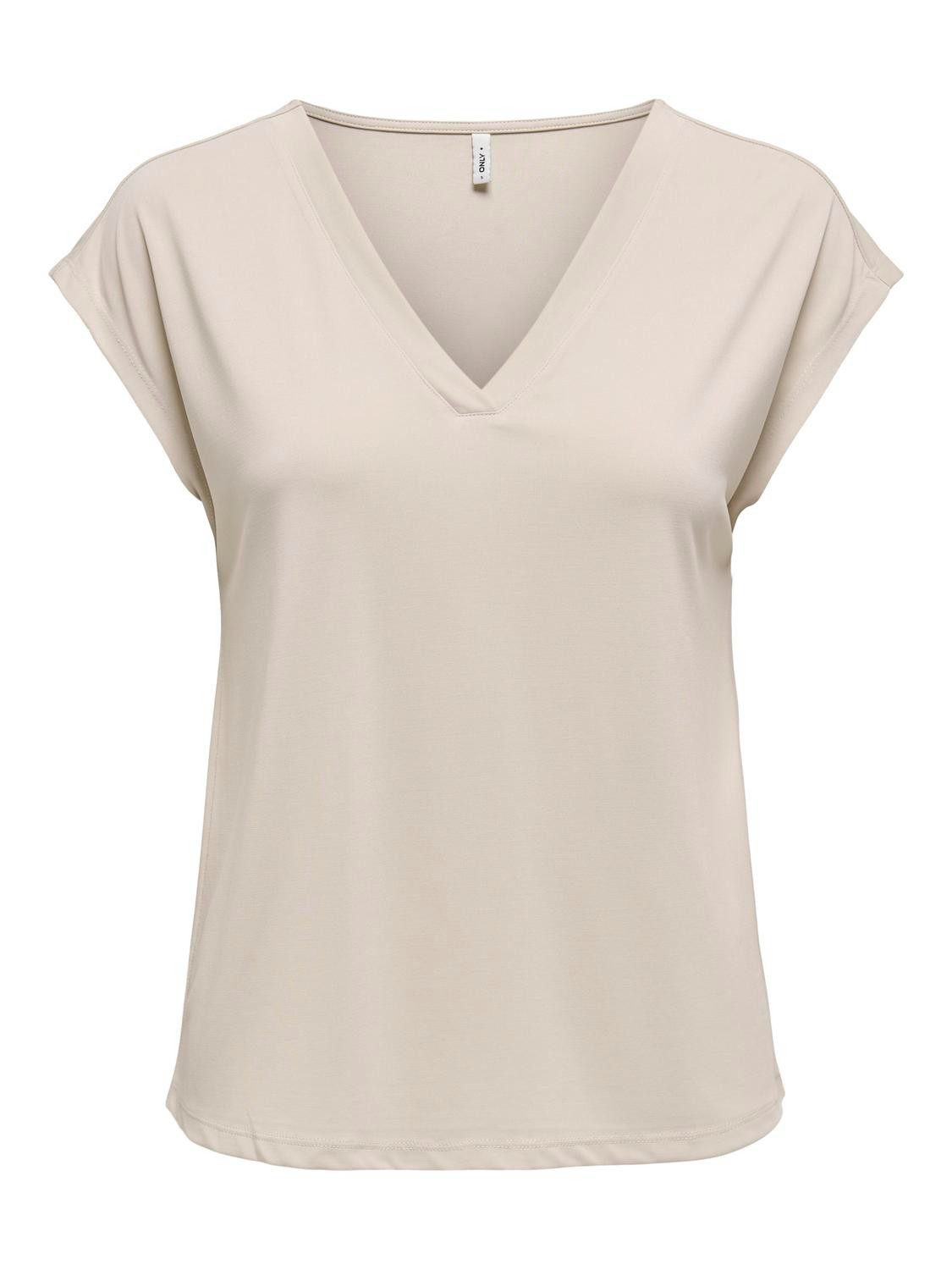 ONLY V-Shirt ONLFREE S/S MODAL V-NEC günstig online kaufen