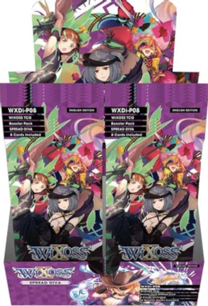 Takara Tomy Sammelkarte WiXoss TCG Spread Diva Display Box Englisch