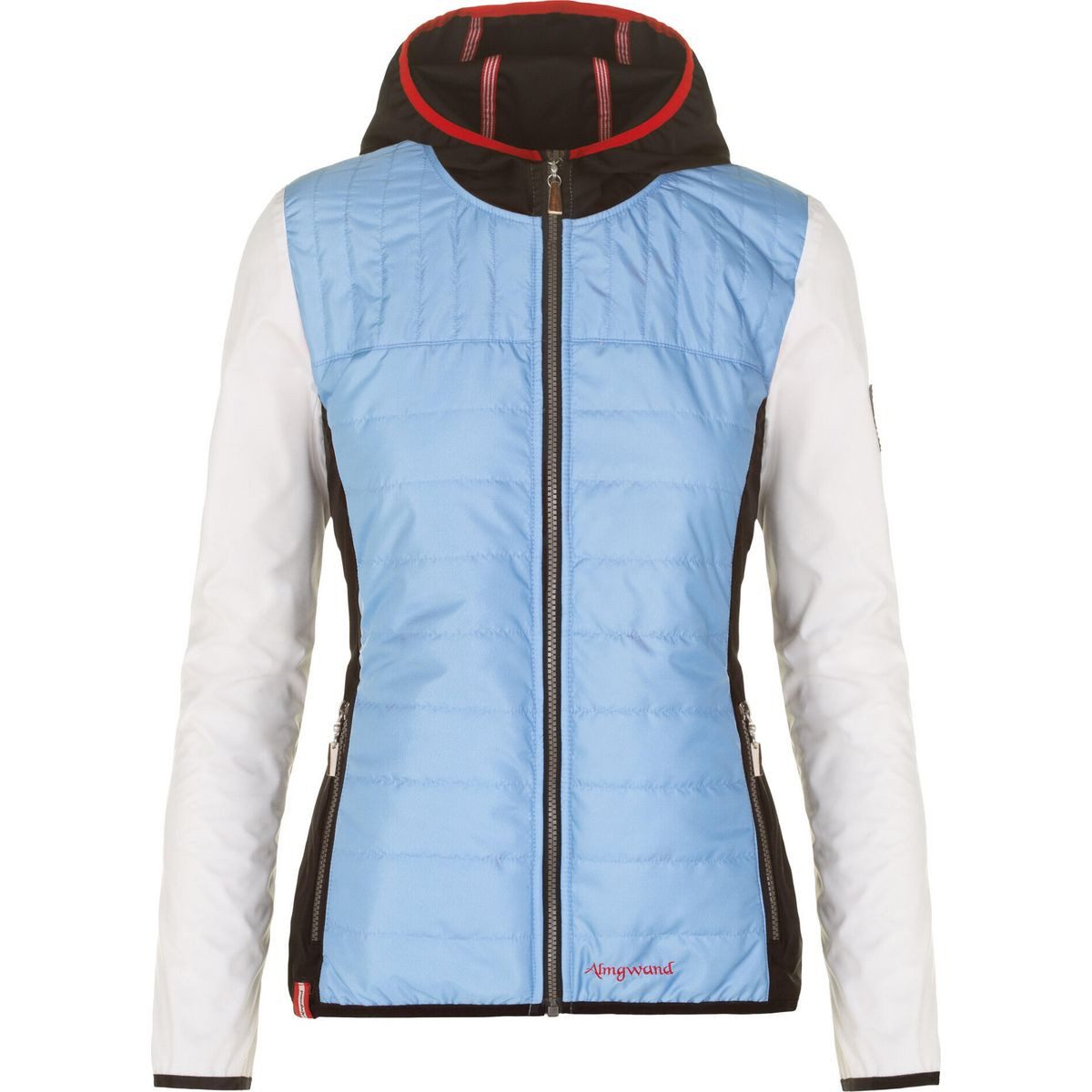 Almgwand Outdoorjacke Noppenspitze Stilvolle Damenjacke mit Kapuze, winddicht und warm, ideal für Alltag