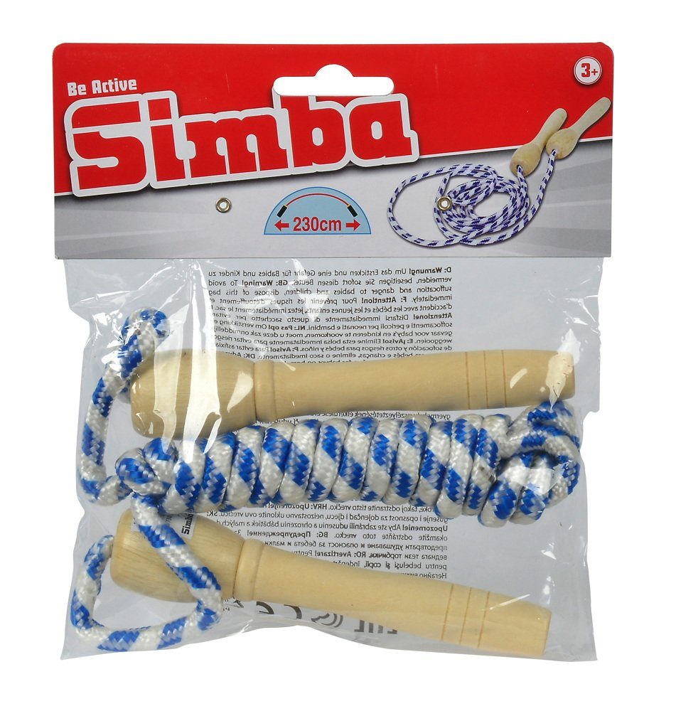 SIMBA Springseil Outdoor Auswahl 107301006 Jump Spielzeug Super zufällige Springseil