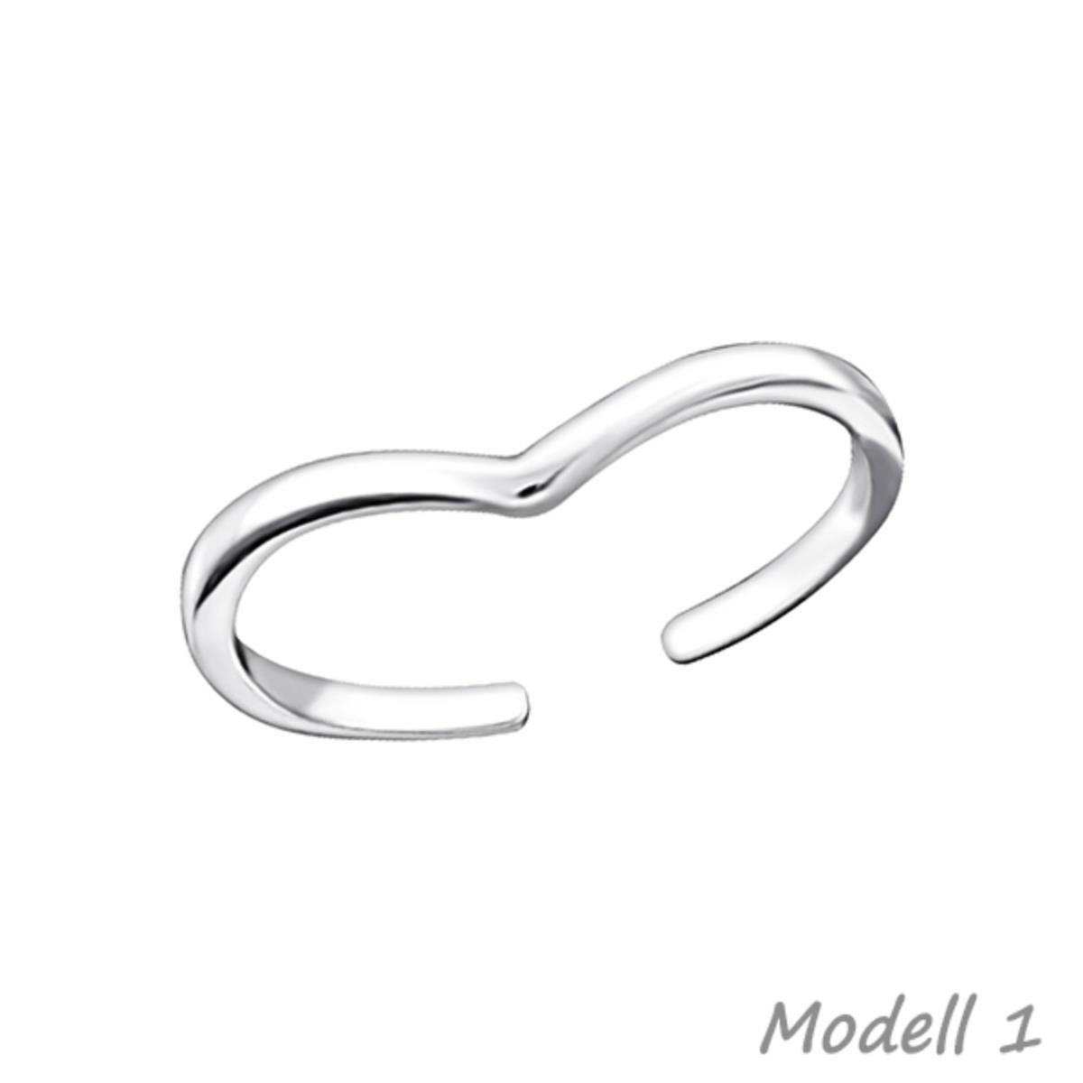 Order & Smile Schmuck Zehenring Zehenring Silber 925 Zehring, gestempelt