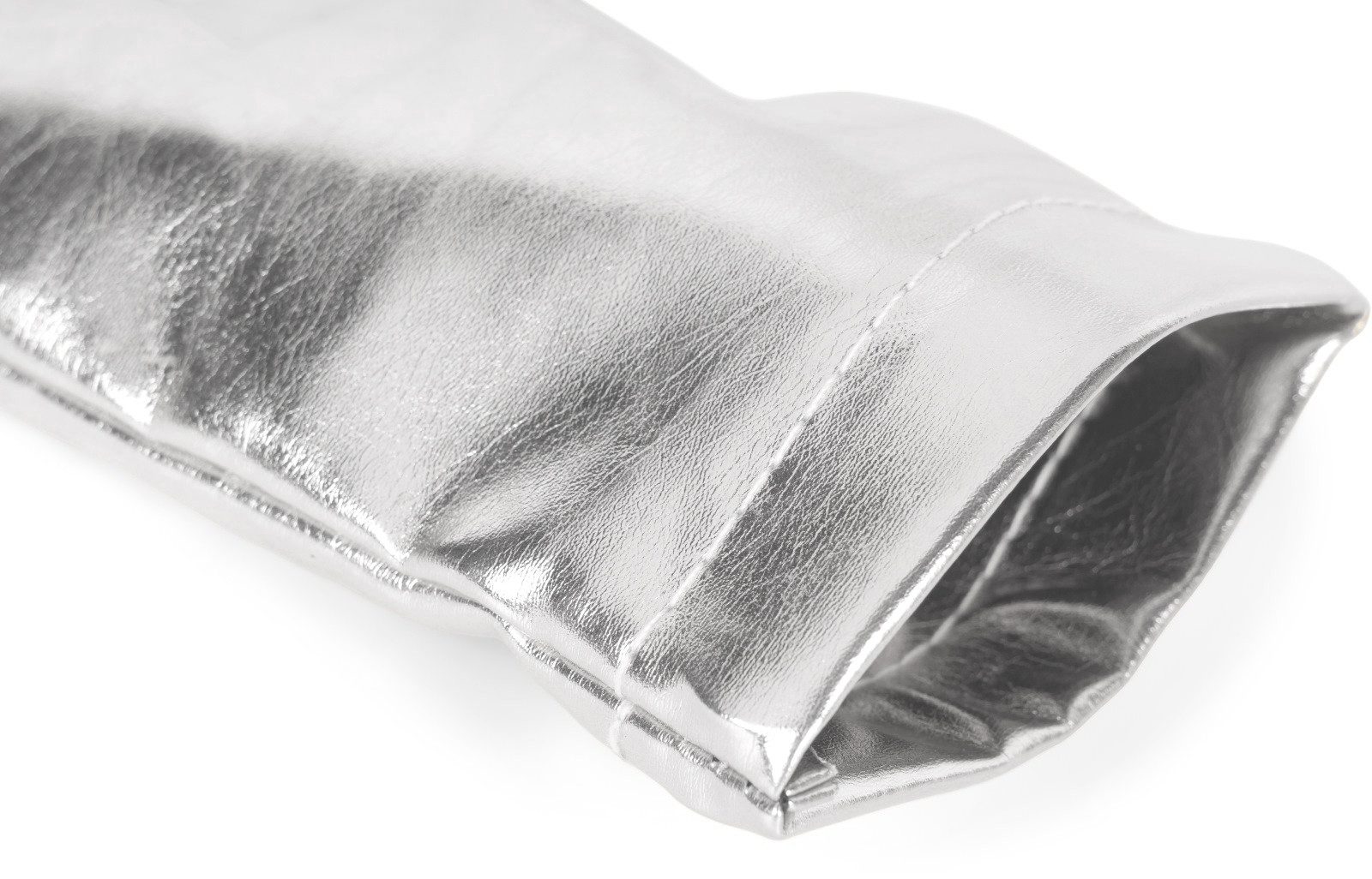 styleBREAKER Brillenetui Brillenetui Metallic mit Putztuch