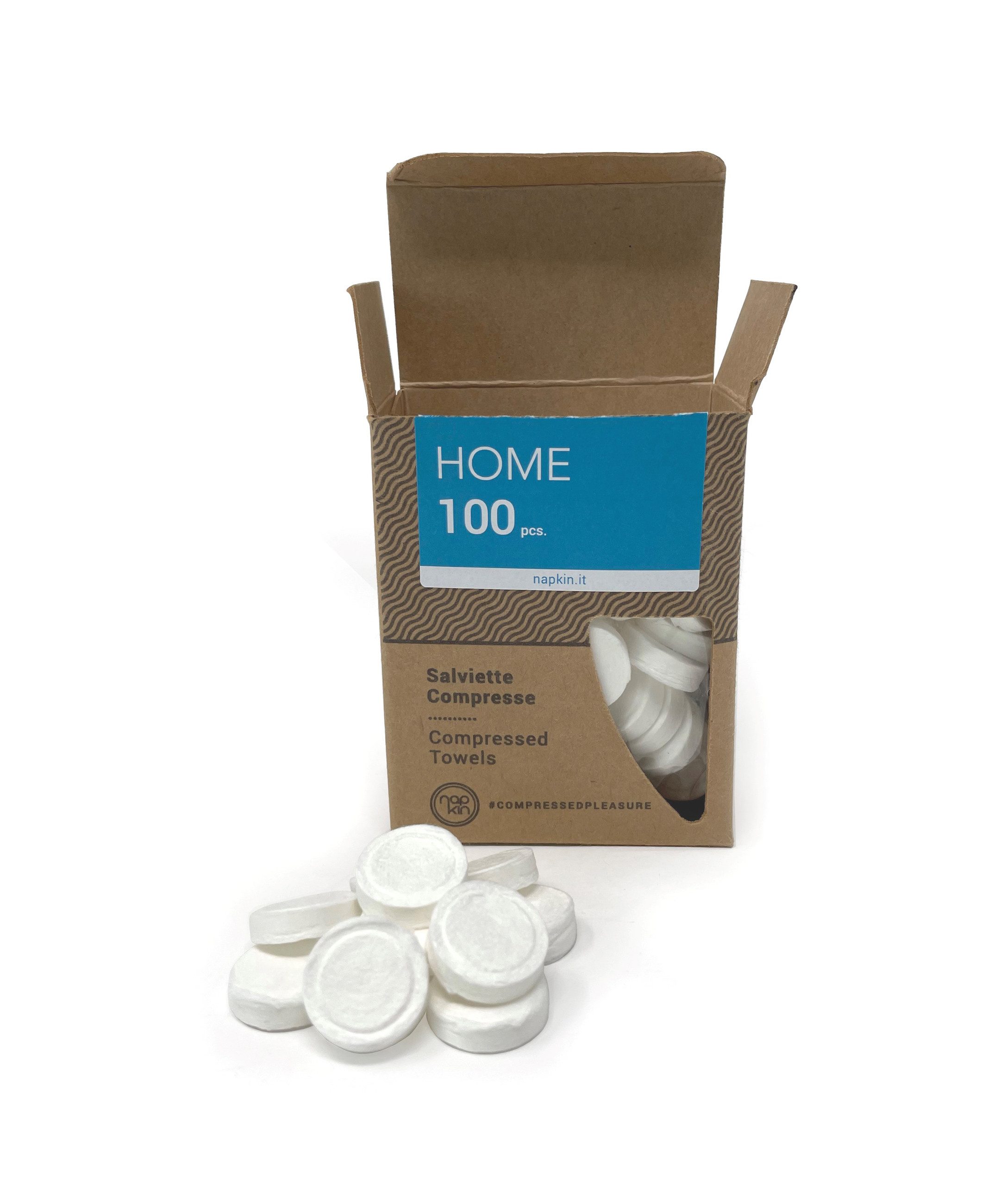 NAPKIN Gesichtsreinigungstuch napkin home 100 komprimiertes reinigungstuch mehr