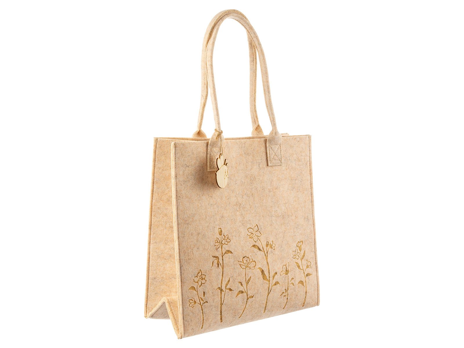 NOOR LIVING Shopper Filztasche Shopper 32124 Blumenwiese (1-tlg), Bienenanh günstig online kaufen