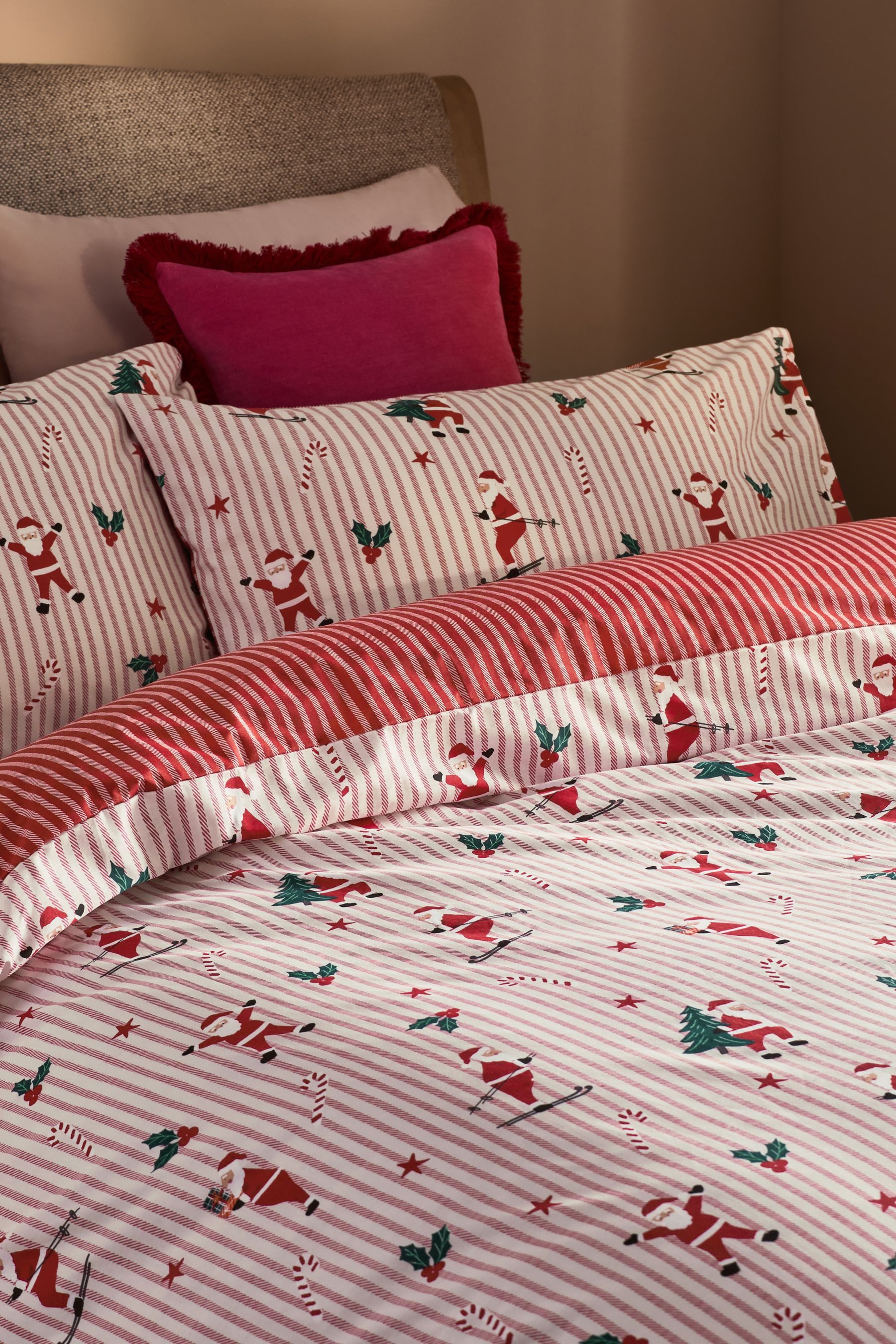 Next Bett-Set Wendebare Bettgarnitur, Weihnachten, Bezug: Polyester (recyce günstig online kaufen