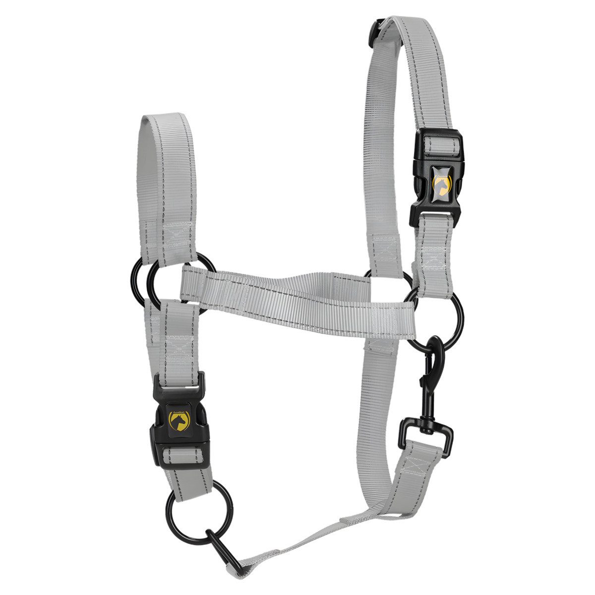 Excellent Horse Pferdestirnriemen Premium Halfter grau