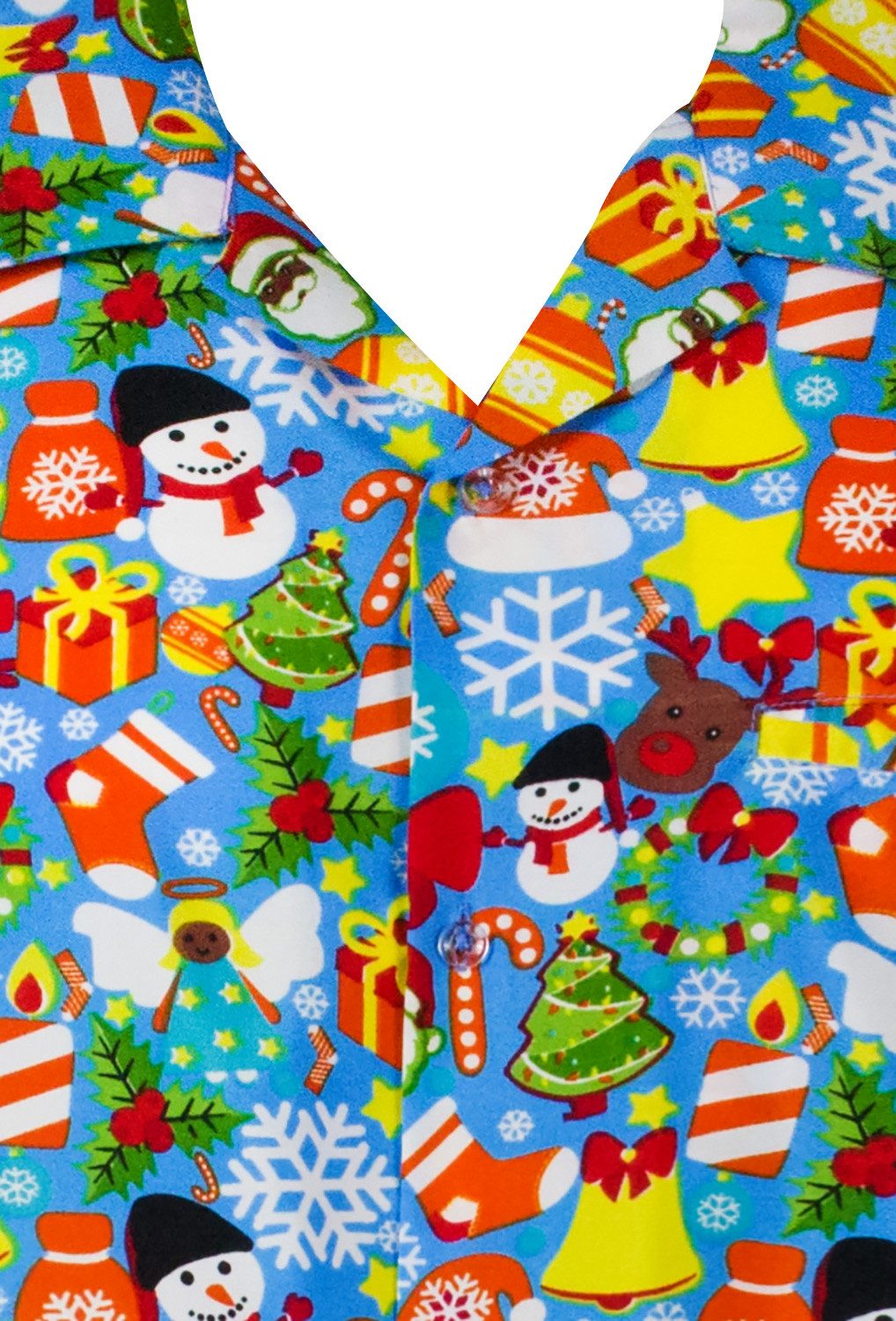King Kameha Hawaiihemd Christmas Allover Kurzarm günstig online kaufen
