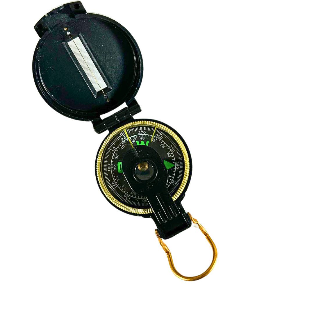 RACEL Kompass Marschkompass Klappbar Linse Taschenkompass Outdoor Navigation, Robuster Kunststoff mit Glaslinse