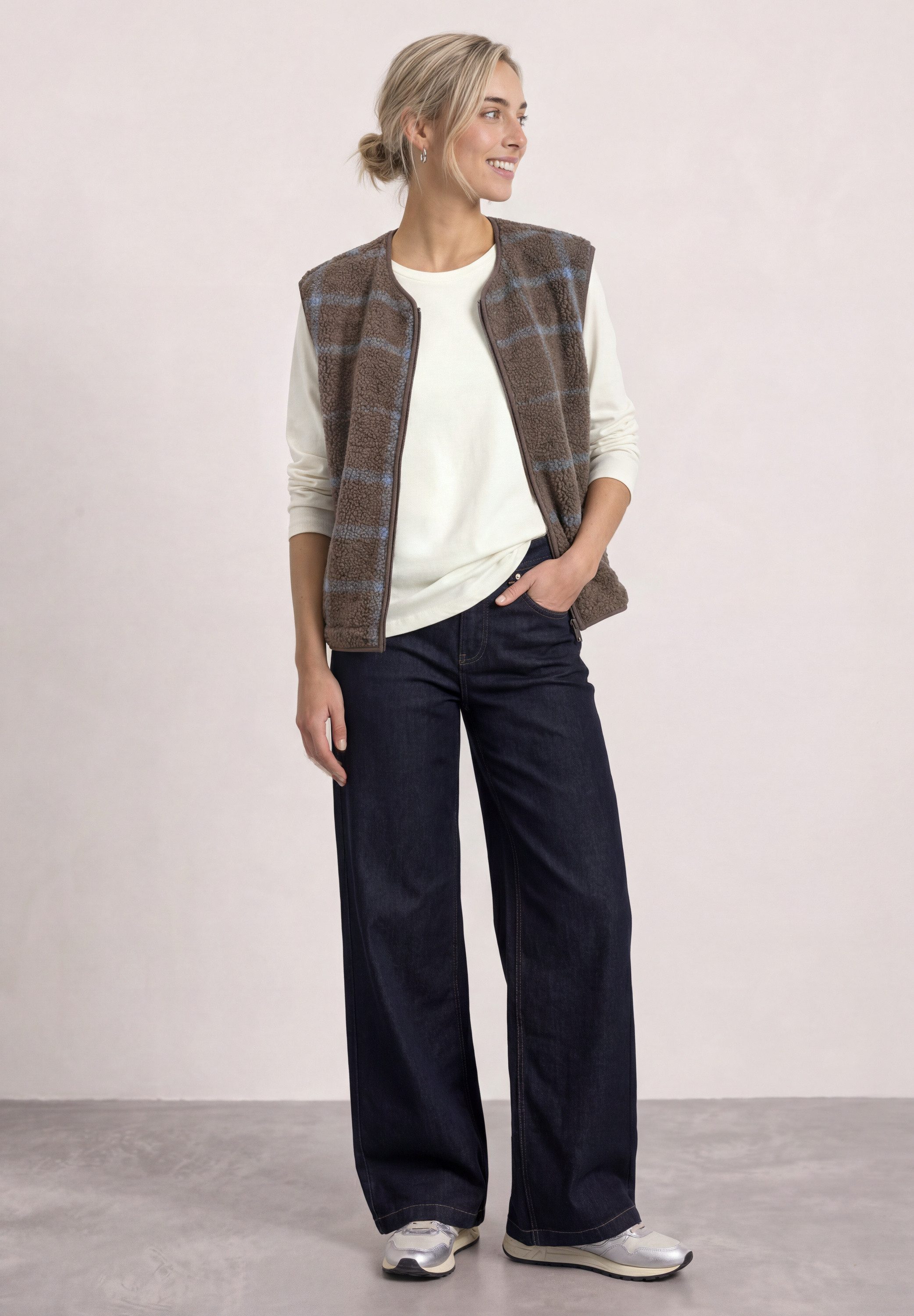 STREET ONE Cardigan mit Rundhalsausschnitt