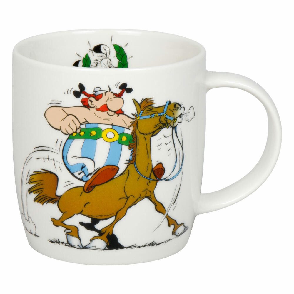 Becher Asterix - Reiten, 400 ml