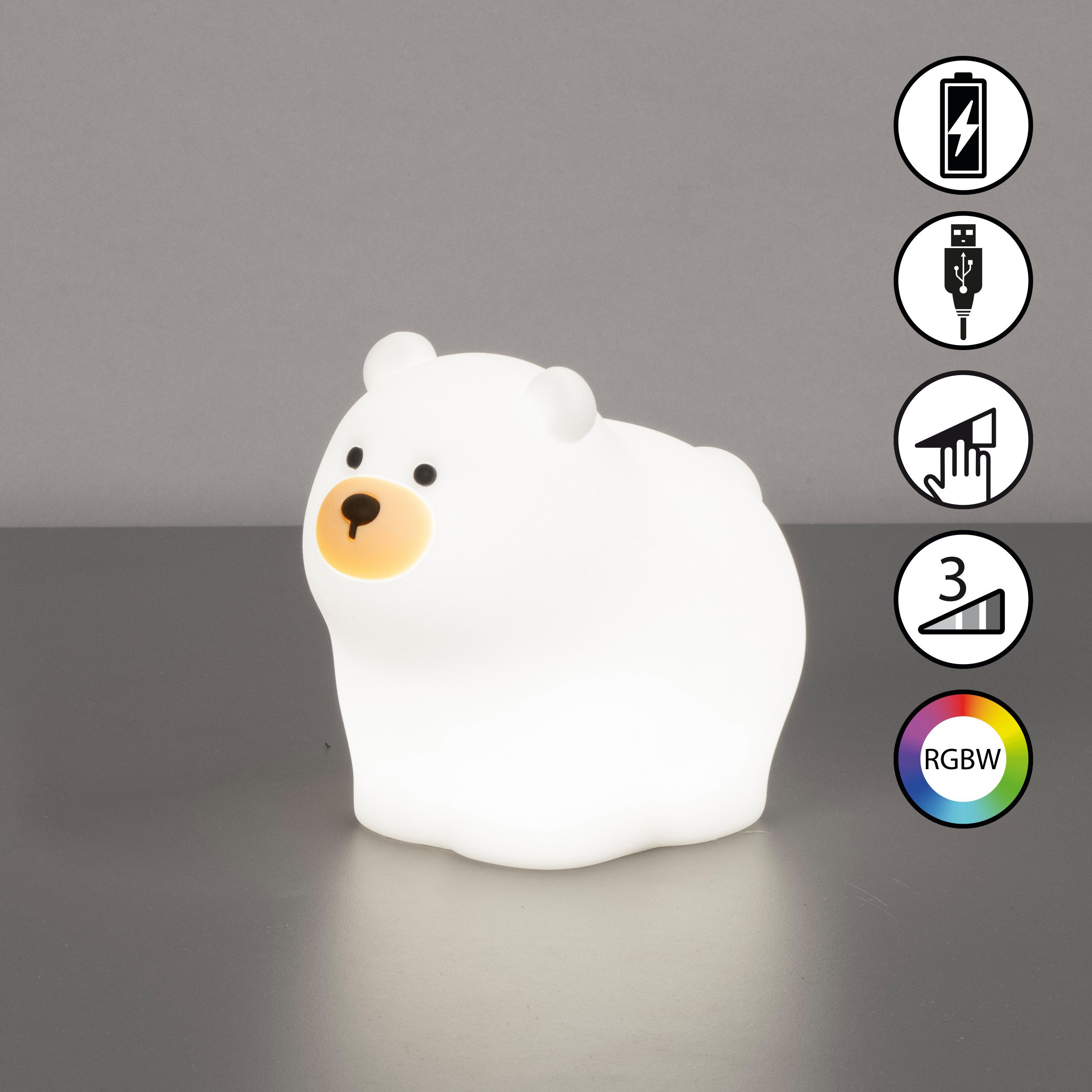 easy! BY FHL LED Tischleuchte Knut - Children Nachtleuchte, Dimmfunktion, F günstig online kaufen